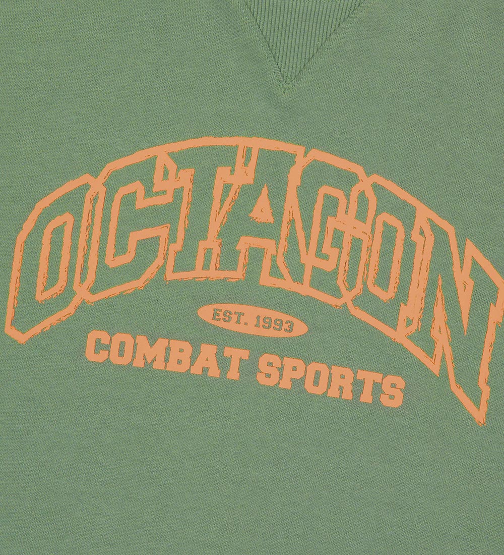 UFC Octagon Relaxed-Fit Crewneck Sweatshirt, Light Khaki