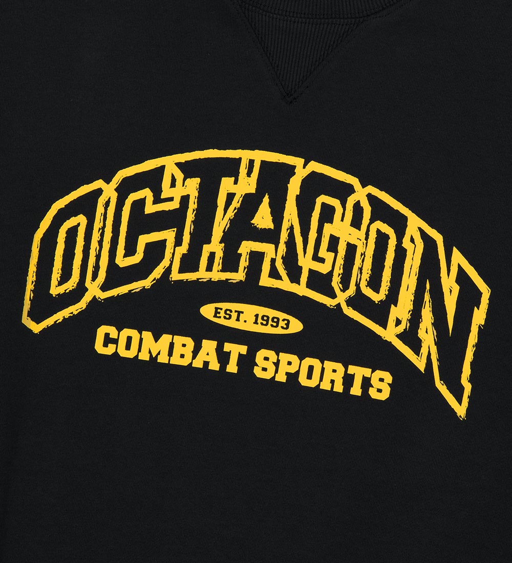 UFC Octagon Relaxed Fit Crewneck Sweatshirt, Black