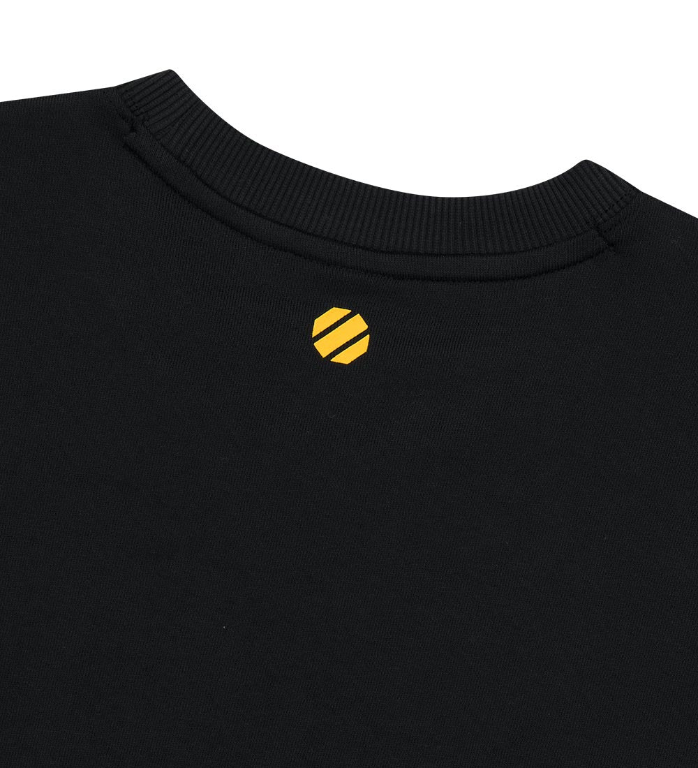 UFC Octagon Relaxed Fit Crewneck Sweatshirt, Black