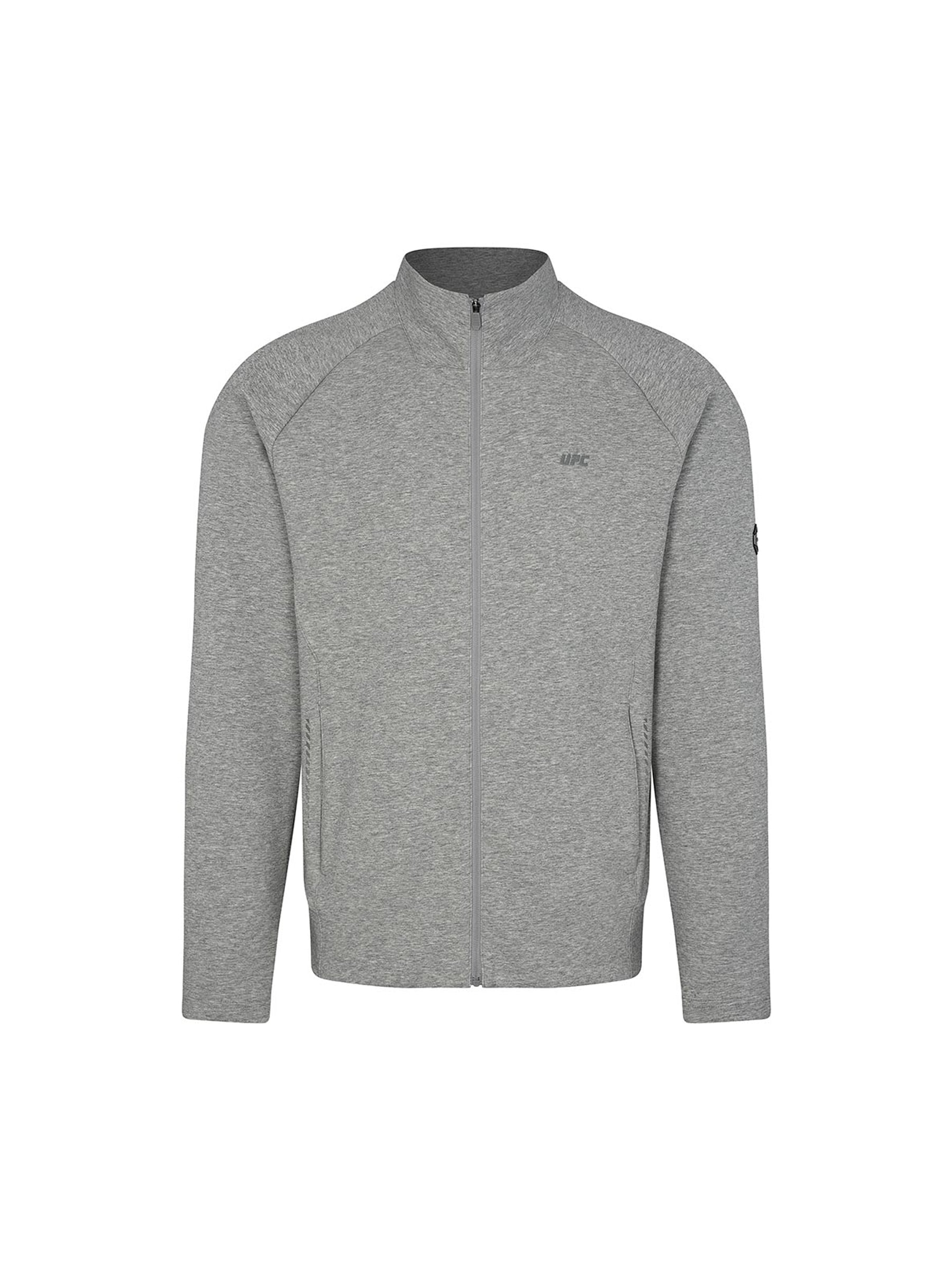 جاكيت التدريب UFC Bolt Slim-Fit، رمادي مائل