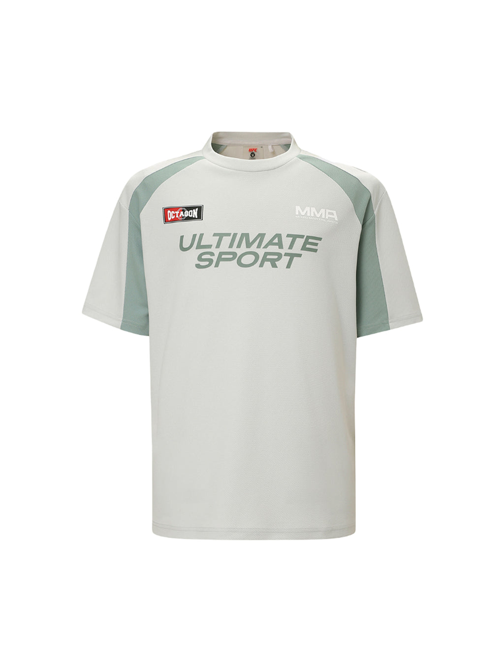 UFC Champ Sponsor T-shirt, loose fit, short sleeves, light gray