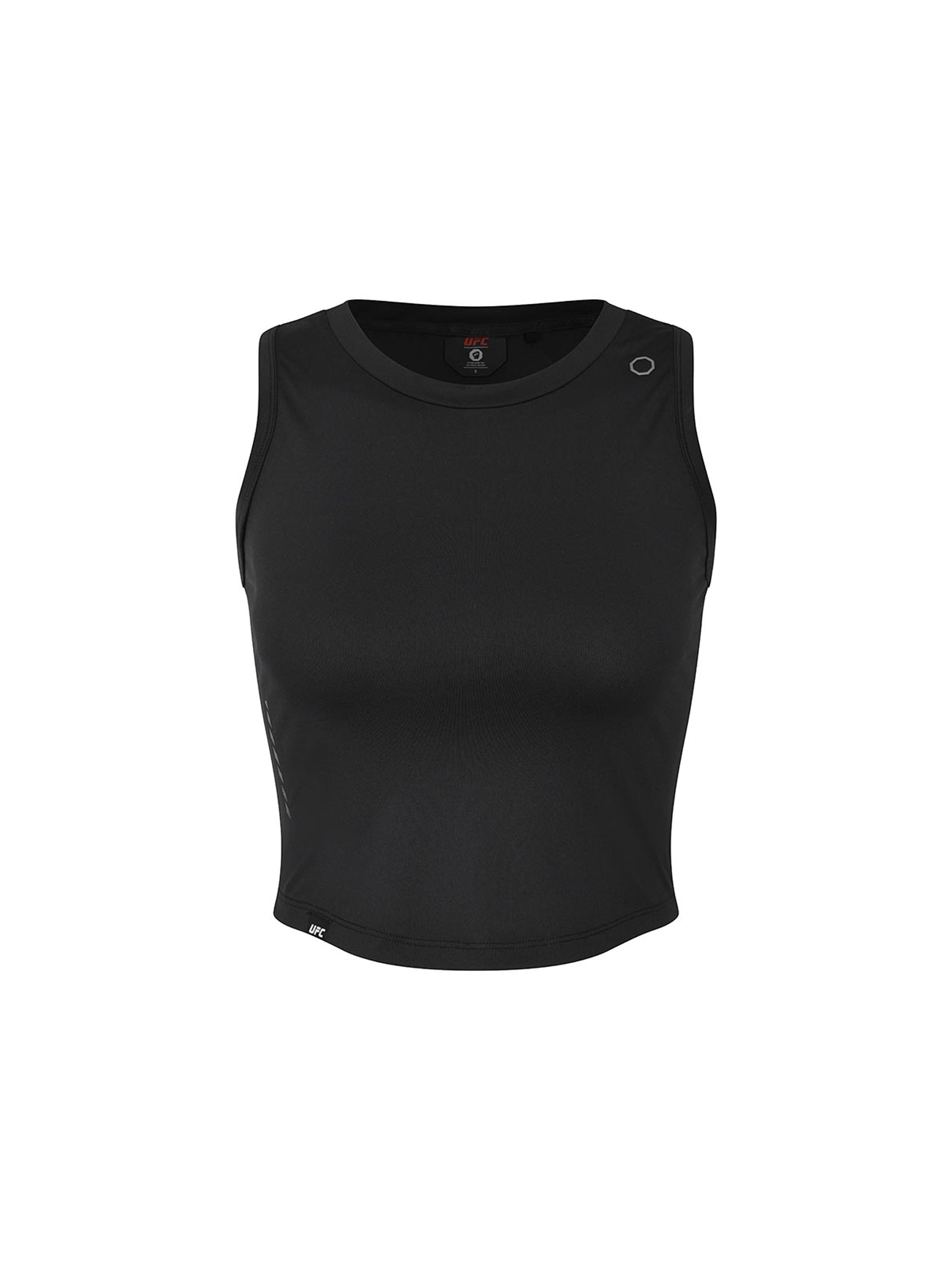UFC Groove Slim Cropped Sleeveless Top, Black