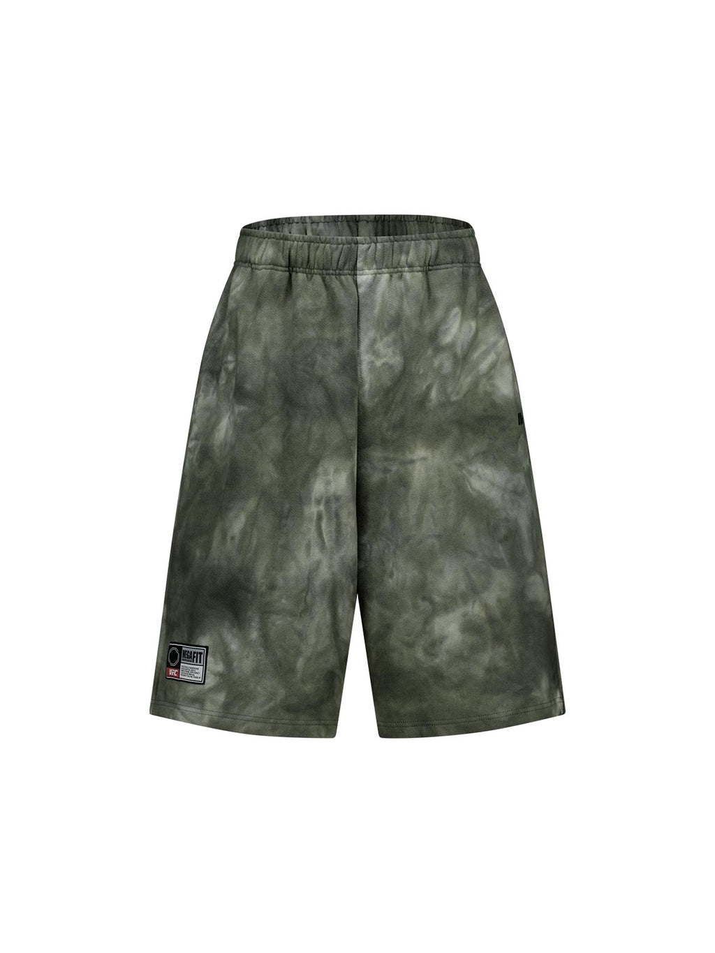 UFC Gymwear Shorts with a Dyed-In Effect, Khaki