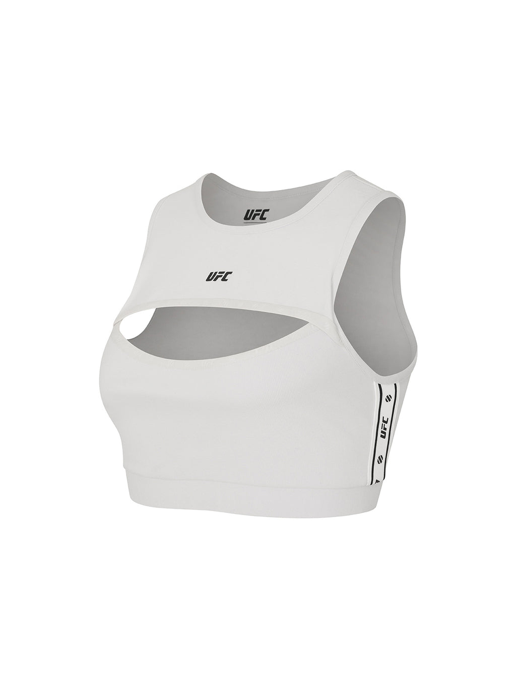 UFC Line Cropped Sleeveless Top, Light Gray