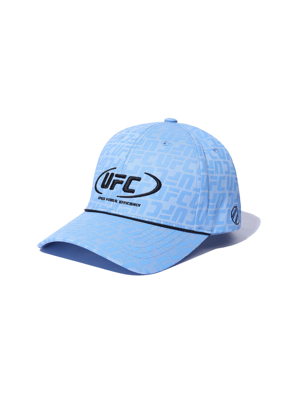 UFC Logo Monogram Baseball Cap - Sky Blue