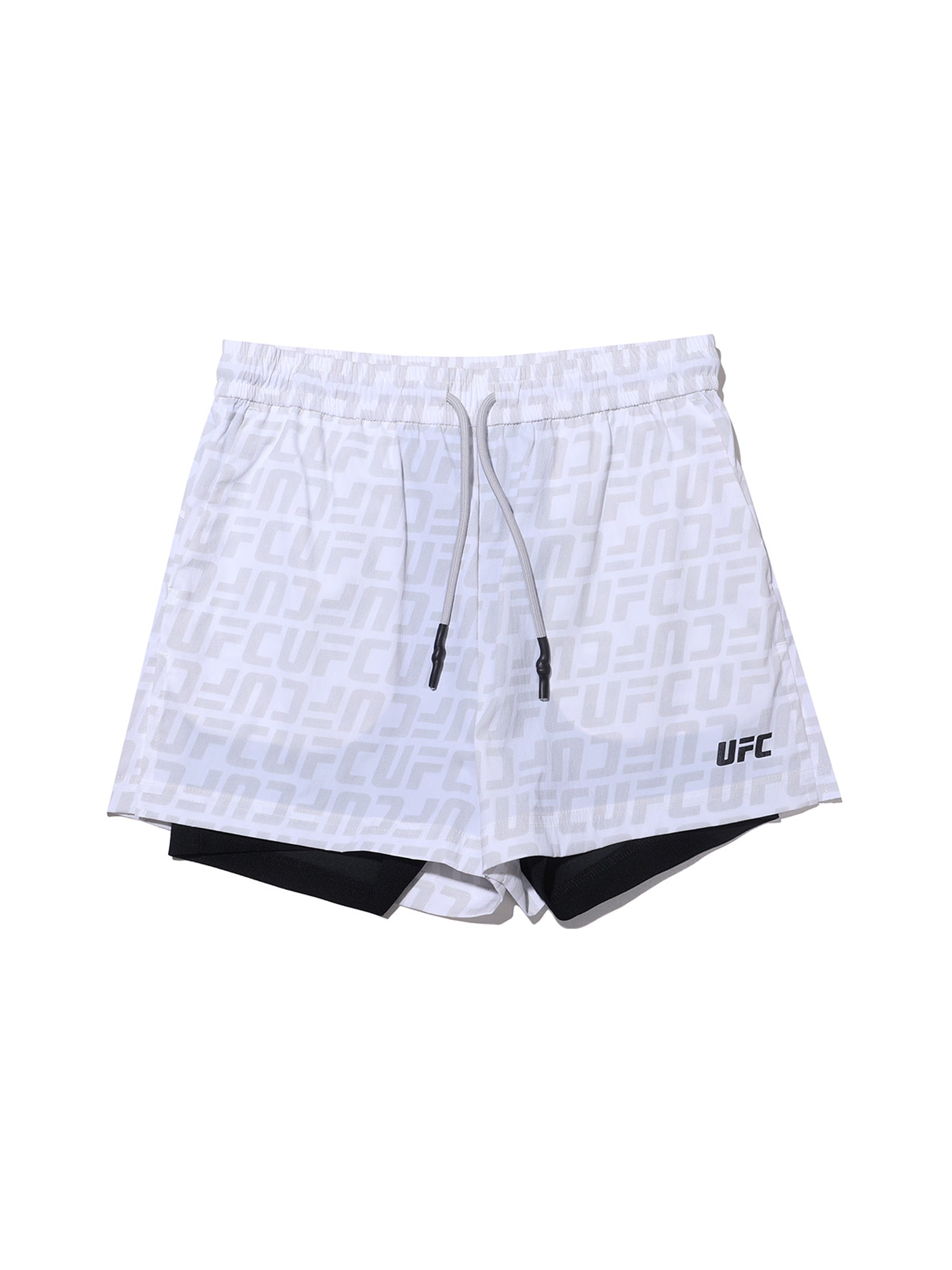 شورت شعار UFC مونوغرام، رمادي