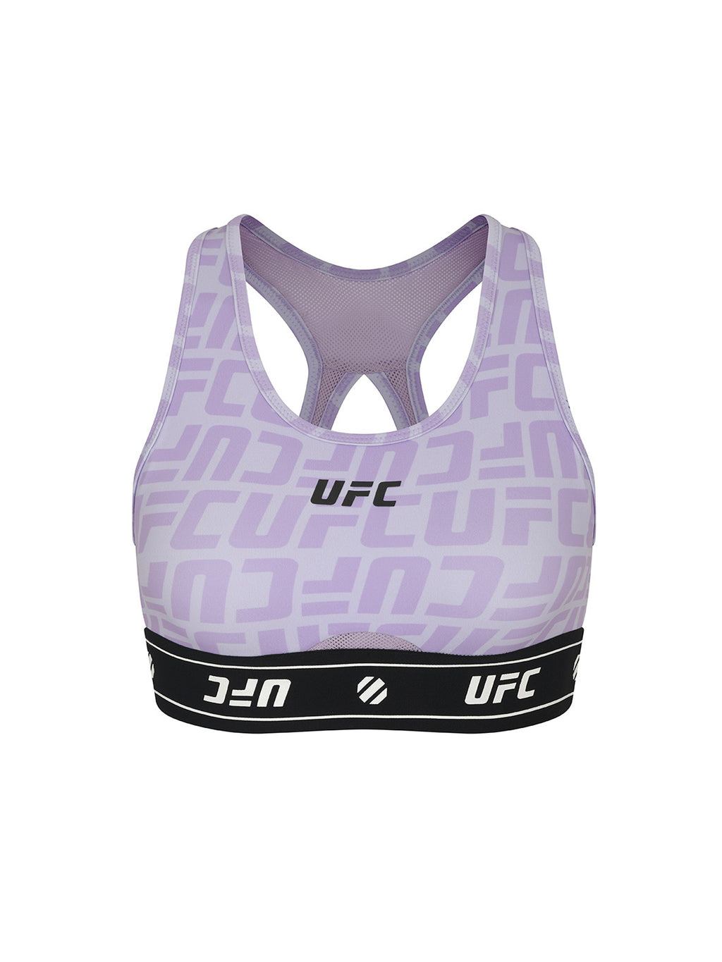 UFC Sports Top with Logo and Monogram, Light Purple