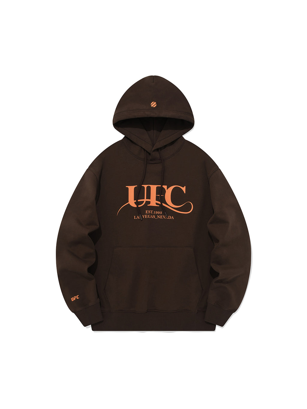 UFC Starlight Relaxed Fit Hoodie, Dark Brown