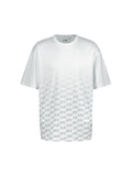 UFC T-shirt with a gradient print, loose fit, short sleeves, white