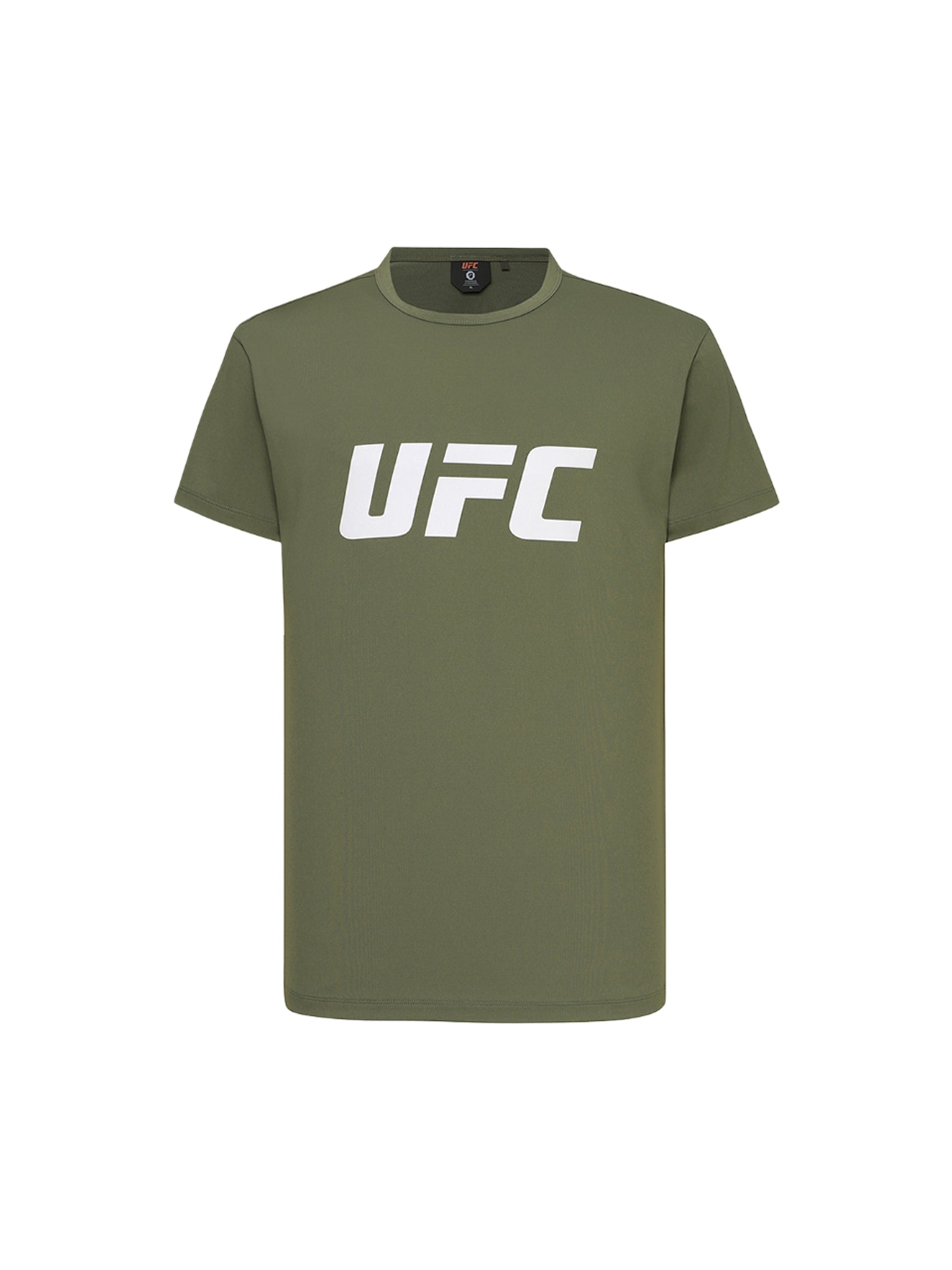 تيشيرت UFC Tension بشعار كبير وقصّة ضيقة، كاكي