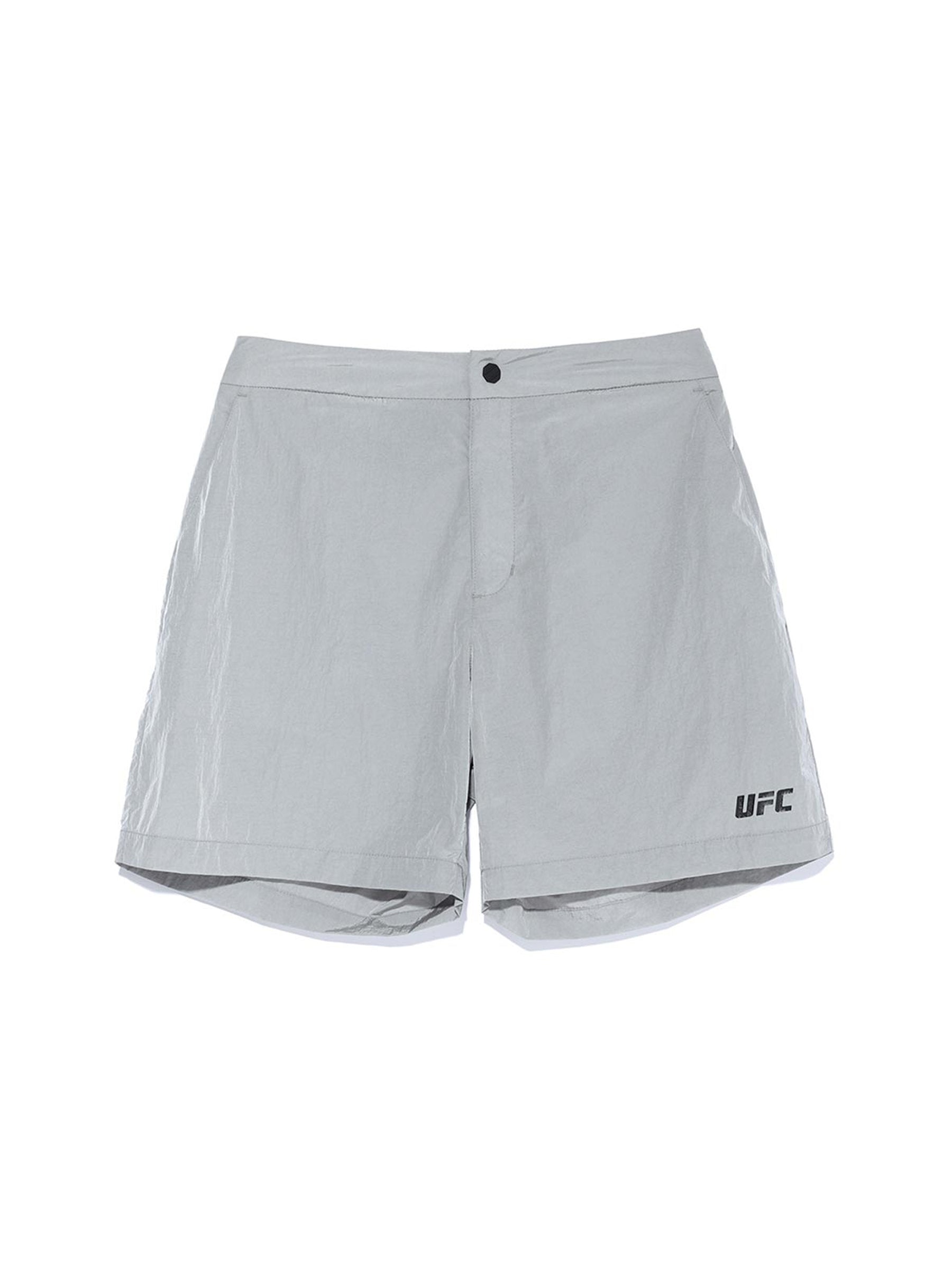 شورتات UFC UT Gloss المنسوجة، رمادي فاتح
